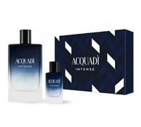 Acquadì Intense Set Regalo Uomo - Eau de Toilette Spray 100 ml + Eau de Toilette Spray 30 ml - Confezione Profumo Maschile Elegante