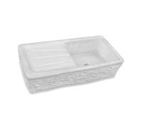 Acquaio Da Esterno Artistica Mediterranea modello Lavabo Pietra LA08 Bianco