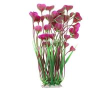 Pssopp Acquari artificiali Piante acquatiche Realistiche Piante di plastica Erba Ornament Fish Tank Artificiale Piante subacquee Acquario Decor e Accessori(Vino Rosso)