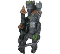 Acquario acquatico Darkness Falls Torre Fish Tank Ornamento 14x14x30 cm