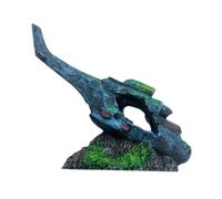 Acquario Aereo Relitto Scultura Opere d'arte Decorazione per acquario multi