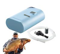 Acquario Air Pump, USB Quiet Portatile Bubbler, Regolabile Water Aerator per Pesci Tanks, Piante, Rettili, Pools, Ponds, Seafood Acquacoltura, Shrimp Farming Home