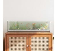 vidaXL Acquario con archiviazione Trasparente 80 x 20 x 20 cm Vetro