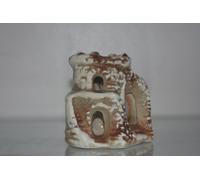 Acquario Dettagliato Ceramica & Concreate Grotta Rovina Decorazione 12 x 9 x 13