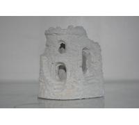 Acquario Dettagliato Ceramica & Concreate Grotta Rovina Decorazione 12 x 9 x 13