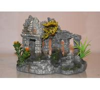 Acquario Dettagliato Vecchio Preah Khan Angkor Rovina & Piante Decorazione