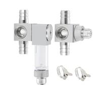 Acquario Diffusore di CO2 fai-da-te Serbatoio pesce Atomizzatore esterno Lega alluminio Accessori regolatore generatore(W05-05-12)