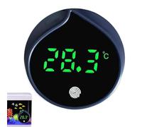 Acquario Digital Temperature Gauge, Precise Aquatic Thermometer, Accurate Fish Tank Gauge, 1,89 x 1,89 Inches Water Sensor with LCD Screen with Adhesive, Testing Tool for Saltwater & Freshwater