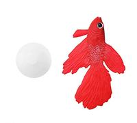 Acquario Fish Bowl Plastica Nuoto Pesce d'oro Betta Pesce Divertente Silicone Artificiale Piccolo Pesce Realistico Pesce Falso Fish Tank Decorazione Ornamenti(#1)