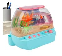 Acquario Giocattolo Per Bambini Decorazione Da Scrivania Con Musica E Luce