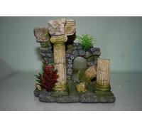 Acquario Medio Vecchio Arco Romano Rovina Decorazione per Tutti 15 x 10 x13cms