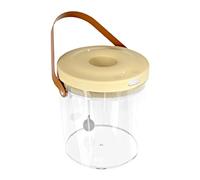 Acquario portatile - Contenitore compatto per pesci | trasparente habitat acquatico portatile con coperchio ventilato per un trasporto sicuro | Acquario da viaggio per animali di piccola taglia