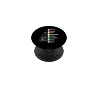 Acquario Tratti della personalità Design zodiacale astrologia PopSockets PopGrip Adesivo