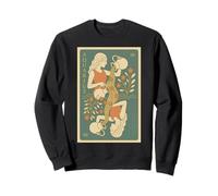Acquario Zodiaco Retro Vintage Astrologia Design Felpa