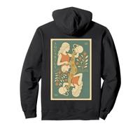 Acquario Zodiaco Retro Vintage Astrologia Design Felpa con Cappuccio