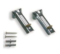 Acquastilla 101646 2 Mensole in Ferro Zincato per Lavabo, Multicolore