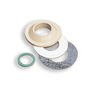 Acquastilla 110056 4 Guarnizioni sotto Rubinetto/Piletta, Multicolore, Set di 10 Pezzi