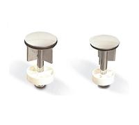Acquastilla 116330 Tappo in Ottone Cromato con Griglia PVC