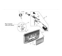 Acquastilla 116508 Tasto con Molla Originale Stir Blitz, Multicolore