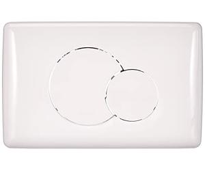 Acquastilla 116742 Placca Bianca 2 Pulsanti Faismilani