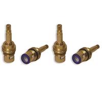 Acquastilla 117081 Vitone Ceramico Asta Prolungata, Multicolore (Confezione da 2)