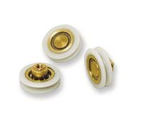 Acquastilla 117724 Carrucole per Doccia con Perno Filetto F, Multicolore, Set di 2 Pezzi