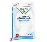 ACQUASTOP MEDICAZIONE POST OPERATORIA 10X15 CM PROFAR MED 4 PEZZI