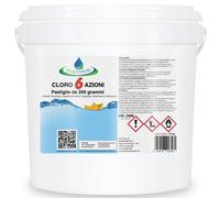 acquaverde | Cloro 6 AZIONI in Pastiglie da 200 grammi, 10 kg di NUOVO Multiazio