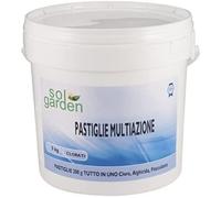 acquaverde | Cloro 6 AZIONI in Pastiglie da 200 grammi - 25 kg, Multiazione per Trattamento Acqua di Piscina: Clorazione, Alghicida, Flocculante, Stabilizzante del Ph, Antischiuma e Antimicotico