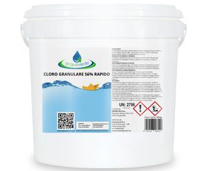 acquaverde CLORO GRANULARE DICLORO 56% RAPIDO SHOCK per ACQUA PISCINA 10 kg