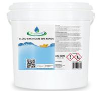 acquaverde | Cloro Granulare per Piscina 56% Rapido 10 kg, Dicloro Stabilizzato