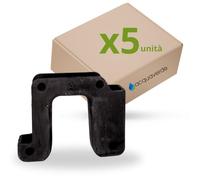 acquaverde | Gommino di Ricambio 10x12,5x3,5 cm, Compatibile per Scuotitore a Ramo Modello Active (5 Pezzi, Active Compatibile)