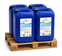 acquaverde | Ipoclorito di Sodio 14/15% per Piscina 100 kg (4 x 25 kg), Cloro Liquido per il Trattamento e Mantenimento dell’Acqua, Cloro Attivo senza Stabilizzante, Ideale anche per Pompe Dosatrici