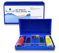 acquaverde | Kit di Analisi per Acqua di Piscina, Test del pH, Cloro e Bromo - S