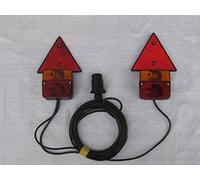 acquaverde kit luci magnetiche fanali posteriori per carrello appendice e rimorchio