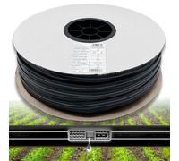 acquaverde | Manichetta Gocciolante "Orto Facile" 16 mm Passo 30 cm - Rotolo da 250 metri, Tubo Piatto per Irrigazione a Goccia, 2 Litri/Ora, 8 Mils, MADE IN ITALY
