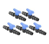 acquaverde Mini Valvola a Cilindro, Rubinetto Portagomma per Impianti, Sistemi e Tubi di irrigazione a Goccia, Nero Made in Italy - Orto Facile (1, 16 x 16 mm)