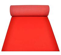 acquaverde | Passatoia Rossa, Tappeto, Moquette, in Rotolo, per Eventi, Natale, Festività, Cerimonie - 2 x 10 mt