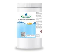acquaverde | PH - Meno Granulare Rapido 1 kg, Correttore per Ridurre il Valore di PH nella Piscina, Rapida e Completa Dissoluzione senza Residui per Acqua sempre Limpida e Bilanciata, Effetto Tampone