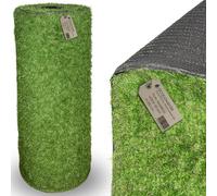 acquaverde | Prato Sintetico Realistico da 35 mm, Manto Erboso Drenante, per Giardino, Terrazza, Balcone e Piscina - Resistente al Calpestio, Raggi UV e Facile da Pulire (2x20 mt, 40 mq)