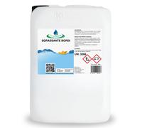 acquaverde | Sgrassante Bordi, 10 Litri di Detergente Liquido per Pulire, Sgrassare e Smacchiare Liner e Pareti della Piscina, Soluzione Alcalina contro Grasso e Sporco