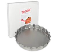 acquaverde | Tegame per l'originale Focaccia Barese, Pizza e Calzone in Acciaio, Rotondo Ø 43 cm - Teglia per la Cucina Tradizione Pugliese, utilizzo Casalingo e Professionale, MADE IN ITALY