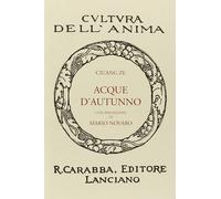 Acque d'autunno - [Casa Editrice Rocco Carabba]