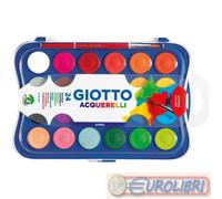 ACQUERELLI 24 COLORI 5 SCATOLE PLASTICA GIOTTO