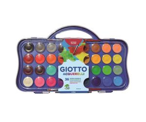 Acquerelli Giotto Ø 30 mm 36 colori asso F353600