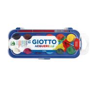 Acquerelli Giotto 12 Colori con Pennello Incluso - GIOTTO Cartoleria>Pastelli, Pennarelli, colori!