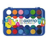 ACQUERELLI Giotto Acquerelli 24 Colori Ad Acqua Lavoretti Scuola Bambini