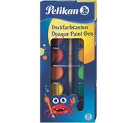 Acquerelli Pelikan scolastici. Confezione 12 colori + Pennello