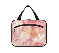 Acquerello Astratto Splash-ink Colore Chiaro appeso borsa da toilette appeso organizzatore da viaggio con gancio, accessori di design kit da barba borse per gli uomini per viaggiatore zaino in spalla