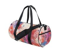 Acquerello Astratto Splash-ink Red Travel Bag Pernottamento Carry On Tote e Bagagli Viaggio Grande Capacità